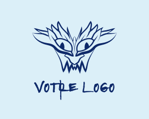 Villain - Monster Bird Mask Clan logo design