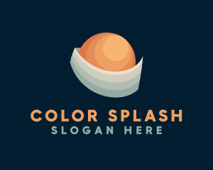 Beach Sunset Wave logo design