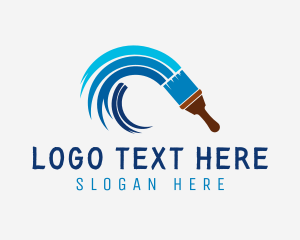 Design - Blue Paint Art logo design