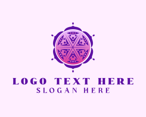 Massage - Indian Complex Pattern logo design