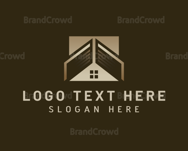 House Roof Builder Logo