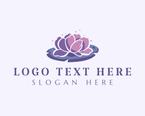Botanist - Lotus Flower Beauty logo design