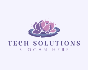 Lotus Flower Beauty Logo