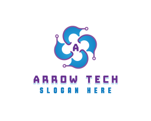 Circuitry Technology Software logo design