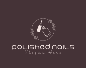 Beauty Nail Salon logo design