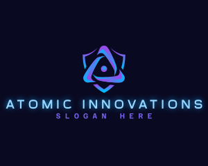 Technology Cyber Vortex logo design