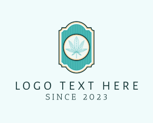 Plant - Marijuana Weed Leaf logo design