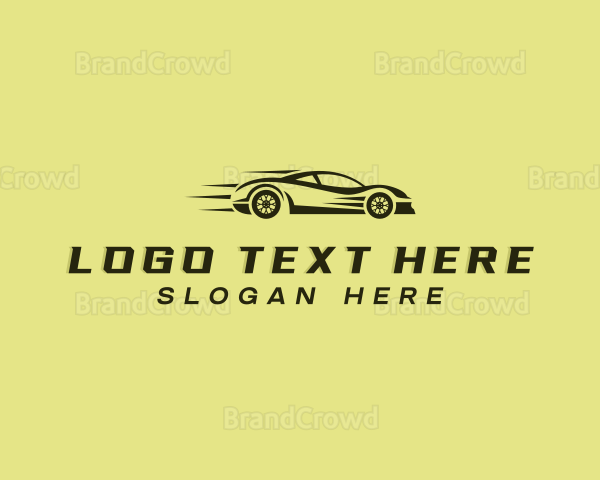 Fast Car Racing Logo