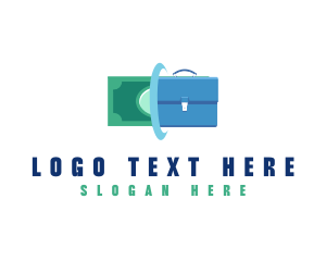 Briefcase - Entrepreneur Money Briefcase logo design