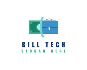 Bill - Entrepreneur Money Briefcase logo design