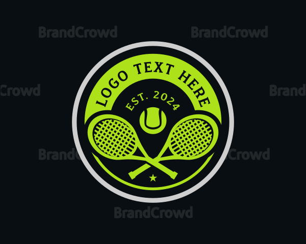 Tennis Sports Ball Logo