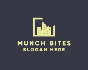 Munch - City Building Bite logo design