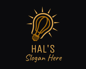 Light Bulb Fixture  Logo