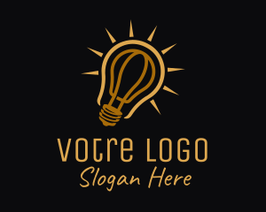 Light Bulb Fixture  Logo