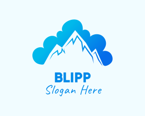 Mountain Cloud Landscape Logo