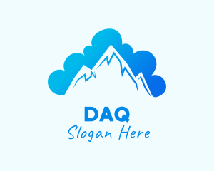 Mountain Cloud Landscape Logo