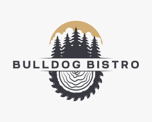 Woodwork Wood Sawmill logo design