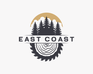 Woodwork Wood Sawmill logo design