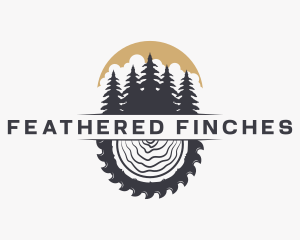 Woodwork Wood Sawmill logo design