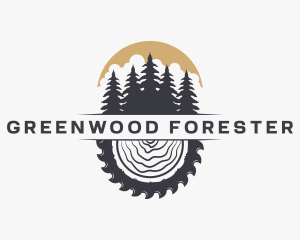 Woodwork Wood Sawmill logo design