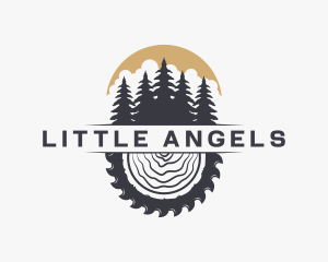 Woodwork Wood Sawmill logo design