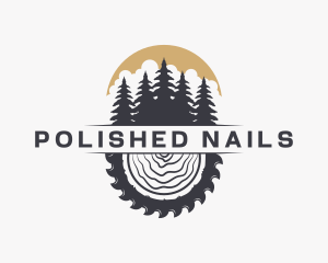 Woodwork Wood Sawmill logo design