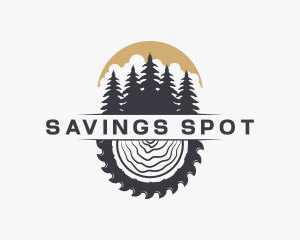 Woodwork Wood Sawmill logo design