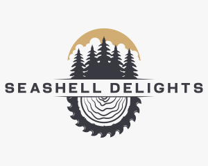 Woodwork Wood Sawmill logo design