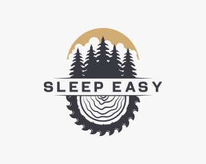 Woodwork Wood Sawmill logo design