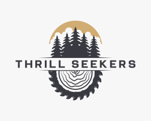 Woodwork Wood Sawmill logo design