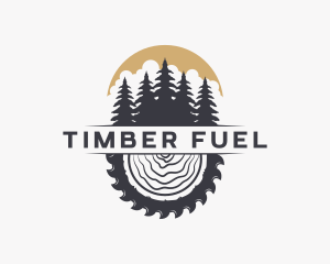 Woodwork Wood Sawmill logo design