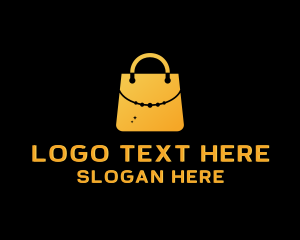Online Shopping - Jewelry Shopping Bag logo design
