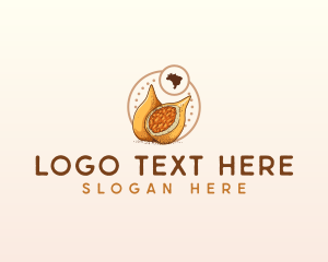 Coxinha - Brazil Coxinha Food logo design