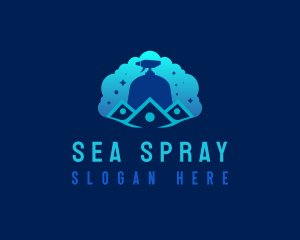  Disinfectant Sanitation Spray logo design