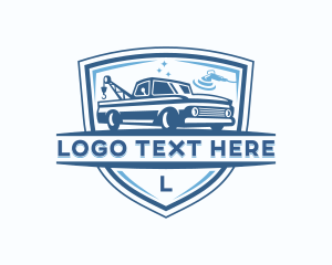 Car Wash - Tow Truck Polishing logo design