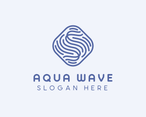 Waves Biotech Research logo design