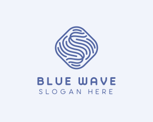 Waves Biotech Research logo design