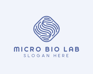 Waves Biotech Research logo design