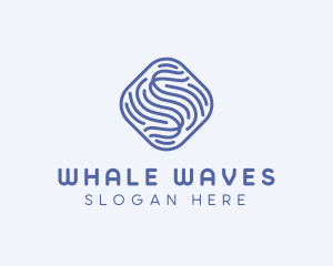 Waves Biotech Research logo design