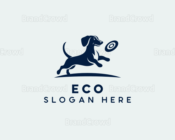 Puppy Dog Frisbee Logo