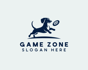 Puppy Dog Frisbee Logo