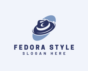 Fedora Hat Fashion logo design