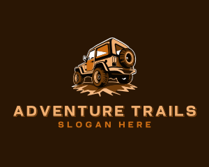 Adventure Driving Jeep logo design