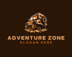 Adventure Driving Jeep logo design