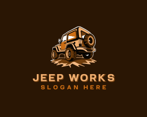 Jeep - Adventure Driving Jeep logo design