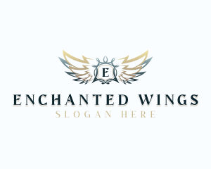 Royal Wings Monarchy logo design