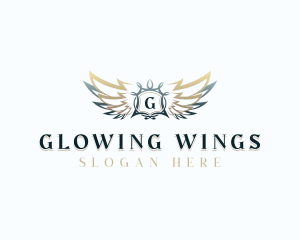 Royal Wings Monarchy logo design