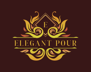 Elegant Floral Boutique logo design