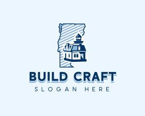 Vermont Building Architecture  logo design