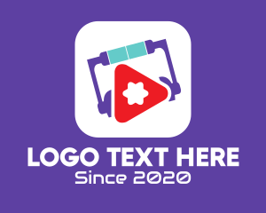 Radio - Media Player Application logo design